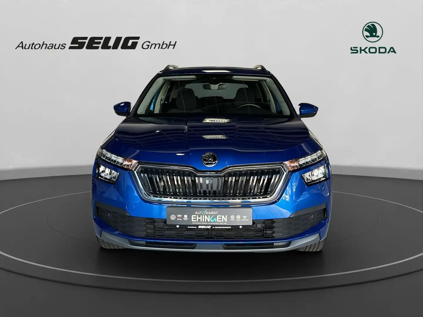 Skoda Kamiq 1.0 TSI 110PS Clever, Alu, LED, Sitzhzg., Blau - 2