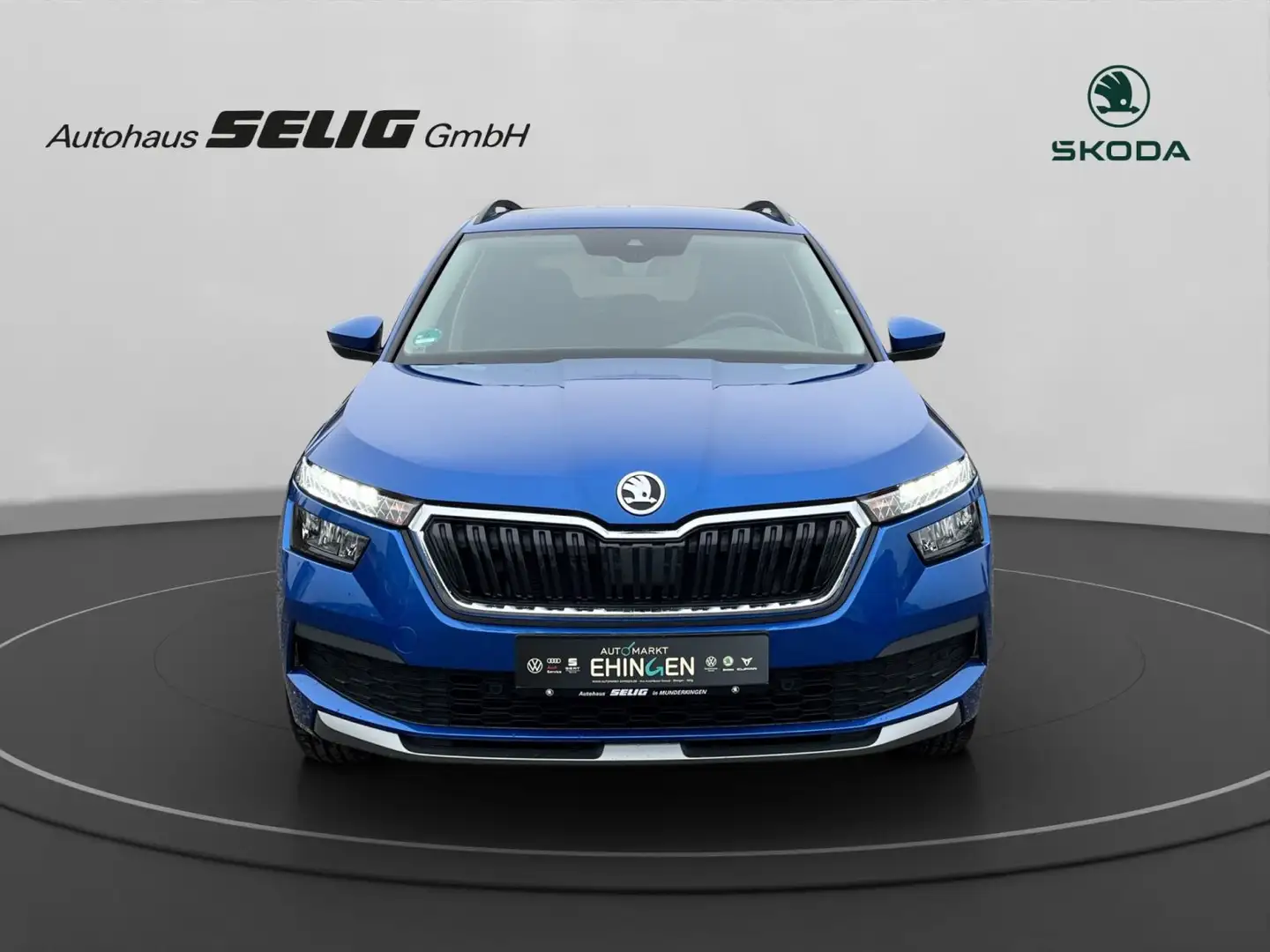 Skoda Kamiq 1.0 TSI 110PS Clever, Alu, LED, Sitzhzg., Blau - 2