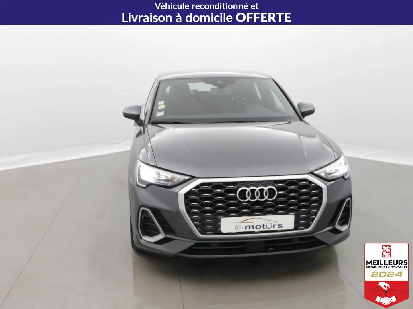 Audi Q3 35 TDI 150 ch S tronic 7 - S line Gris - 2