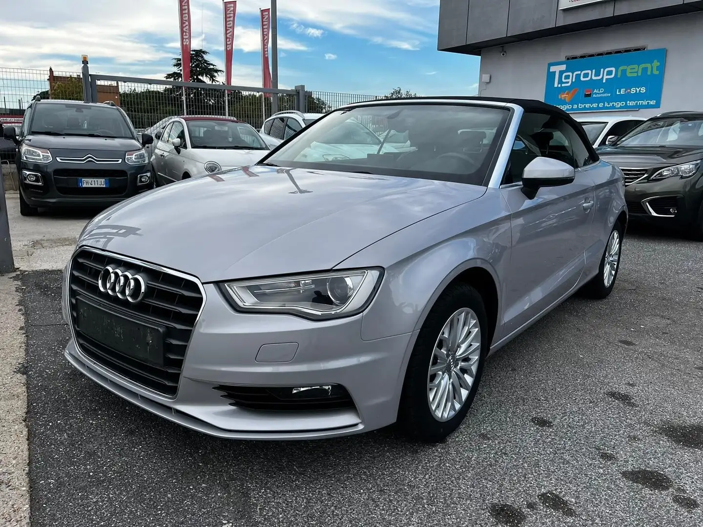Audi A3 Cabrio 2.0 TDI 184 CV clean diesel Ambition Grau - 1