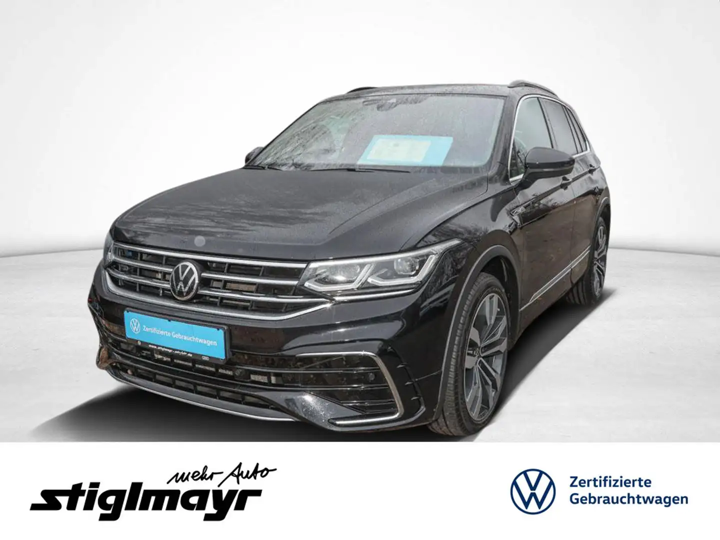 Volkswagen Tiguan R-Line 2.0 TDI 4-Motion DCC+IQ-LIGHT+NAVI Noir - 1