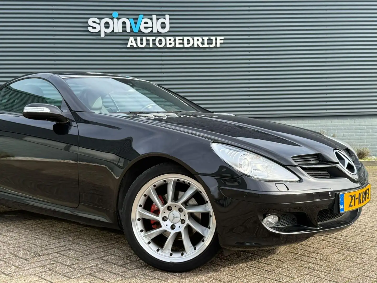 Mercedes-Benz SLK 200 K. BJ`04 Airco Leder Stoelverwarming Negro - 2