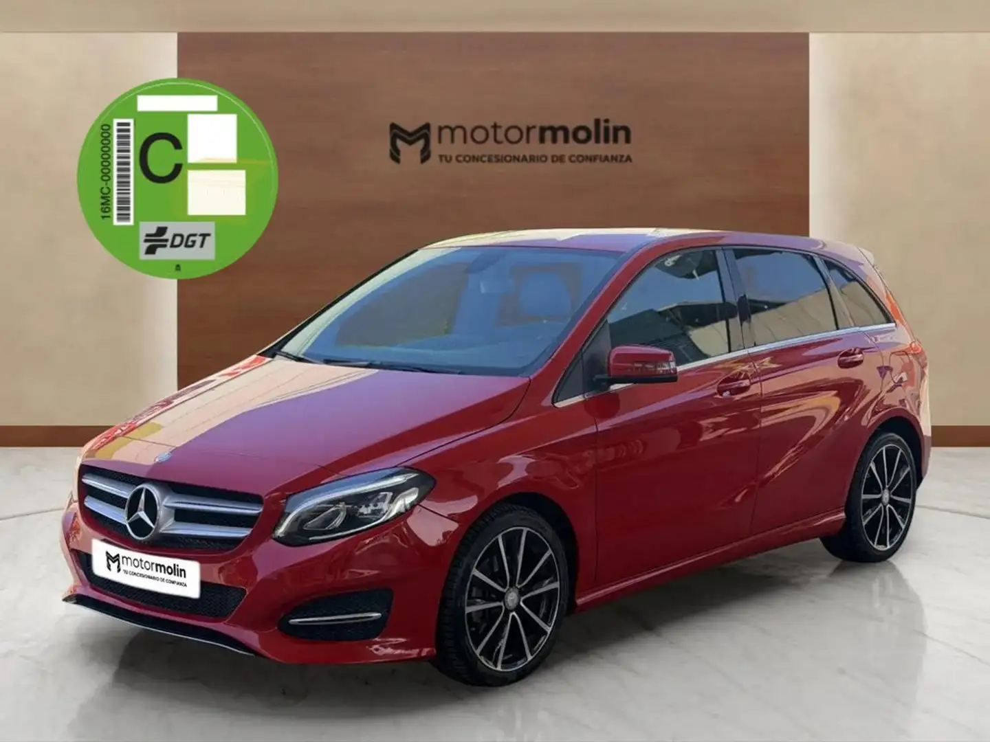Mercedes-Benz B 200 d Rojo - 1