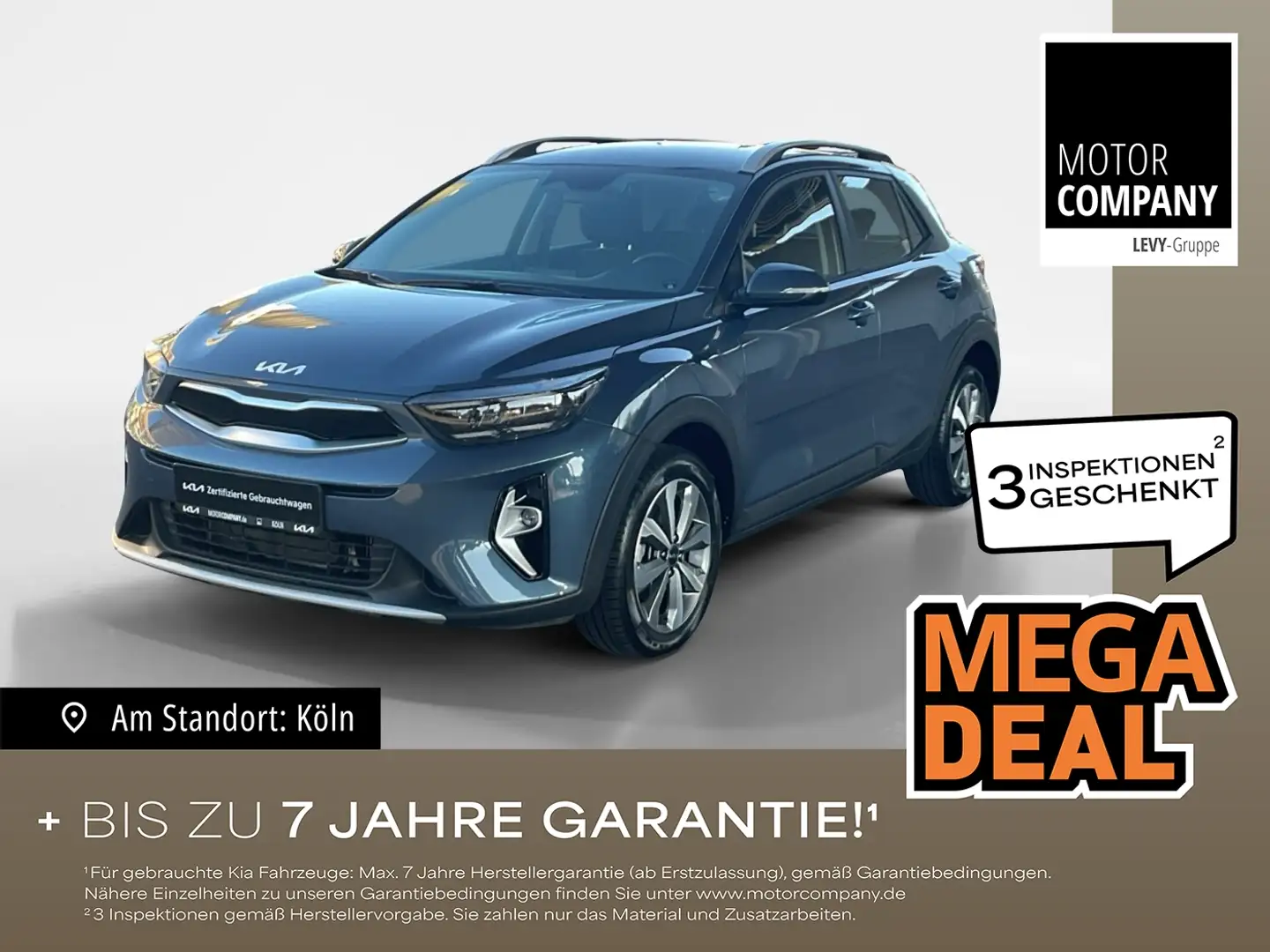 Kia Stonic 1.0 T-GDI Vision Automatik+DigitalCockpit+ Blau - 1