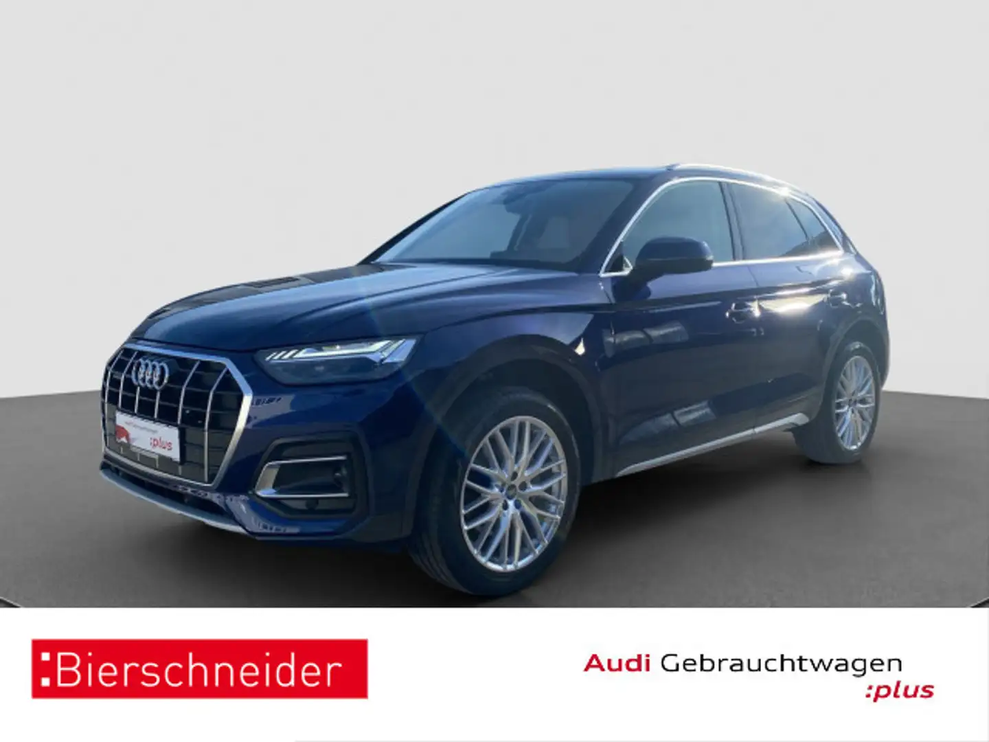 Audi Q5 40 TFSI qu advanced 20 AHK MATRIX STHZ ACC Blau - 1