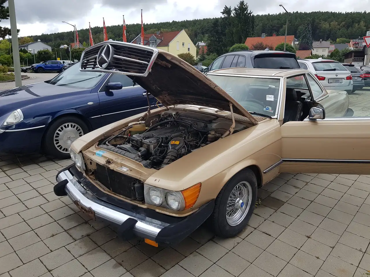 Mercedes-Benz SL 450 4 Auto R107 im Paket, 19.900,- Euro Netto, foto 7