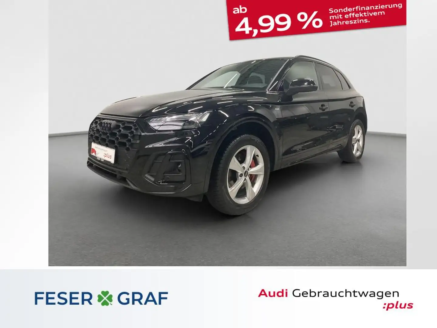 Audi Q5 S line 50 TFSI e AHK B&O Matrix Keyless Schwarz - 1