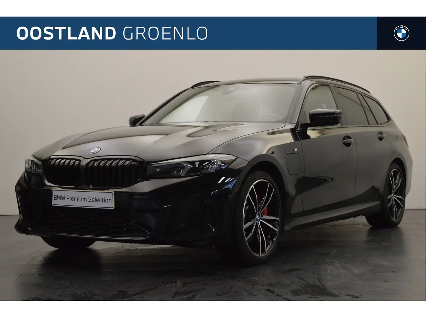 BMW 320 3 Serie Touring 320e High Executive M Sport Automa Zwart - 1