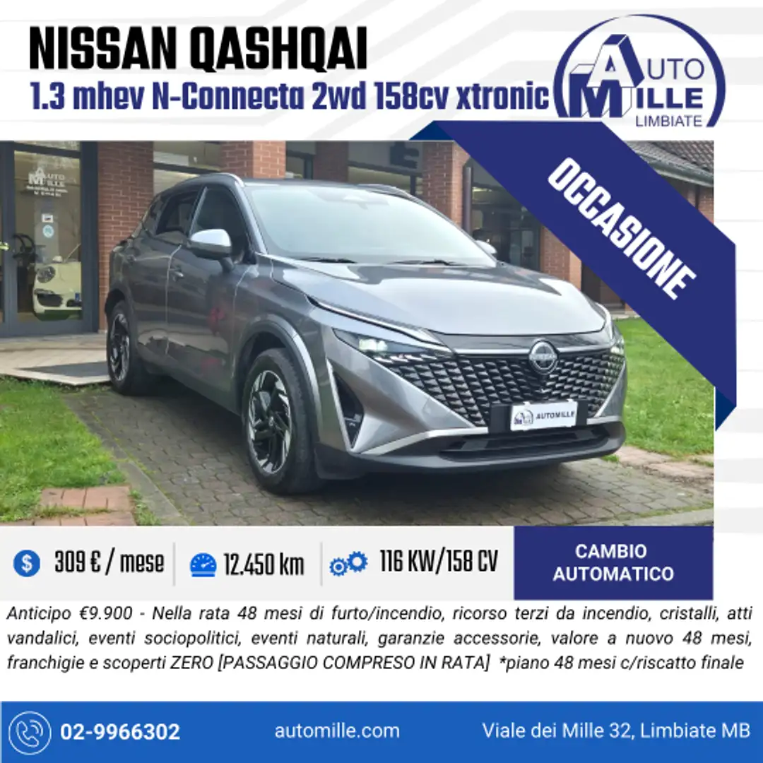 Nissan Qashqai 1.3 mhev N-Connecta 2wd 158cv xtronic Grau - 1