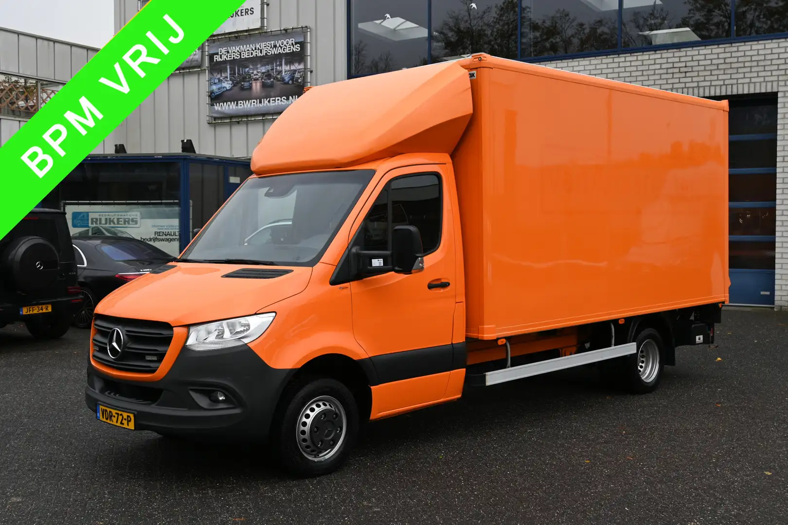 Mercedes-Benz Sprinter 519 CDI 3.0 V6 L3 Bakwagen met laadklep 3500 KG tr Orange - 1