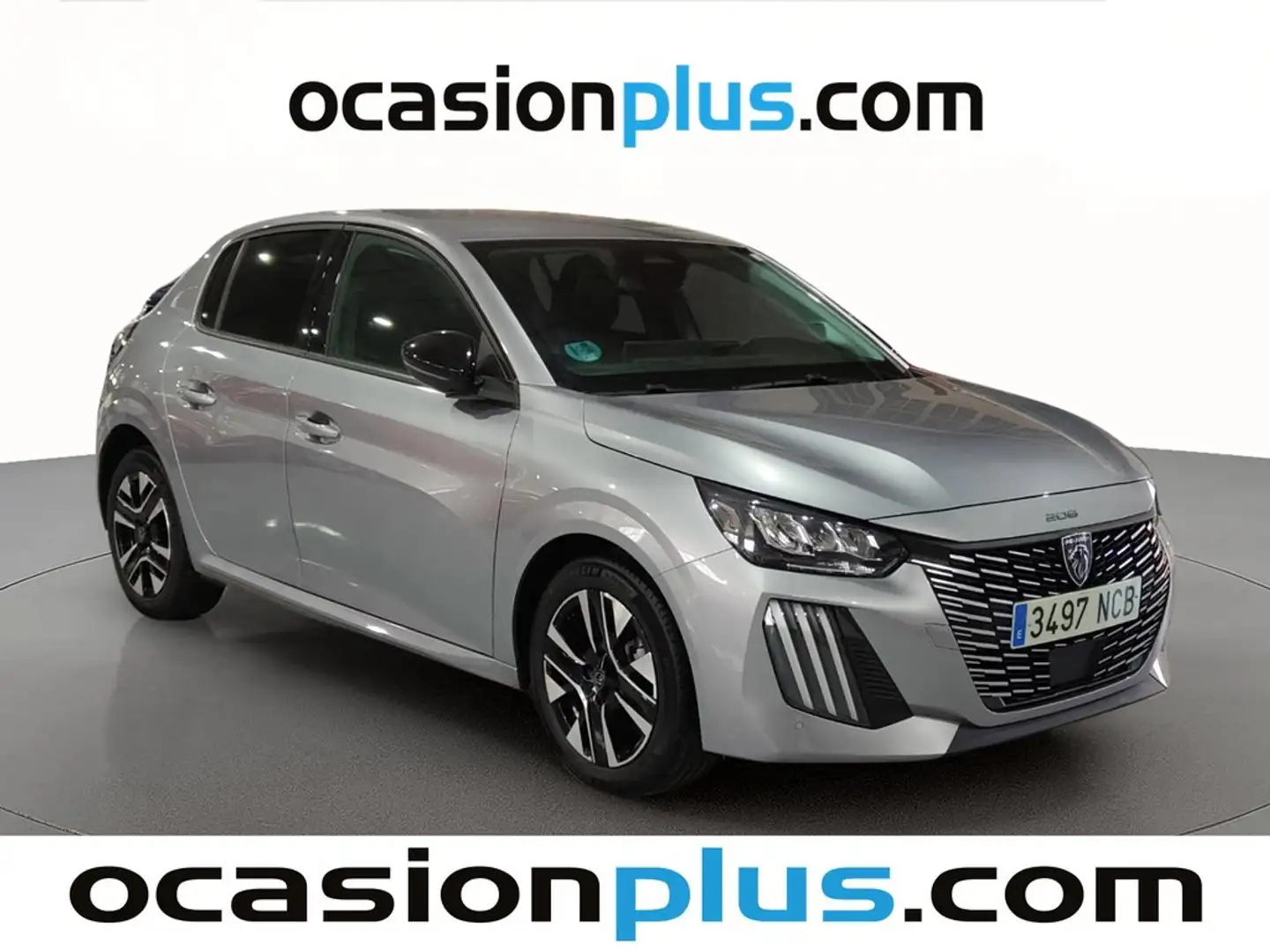 Peugeot 208 1.2 Puretech S&S Allure 100 Gris - 2