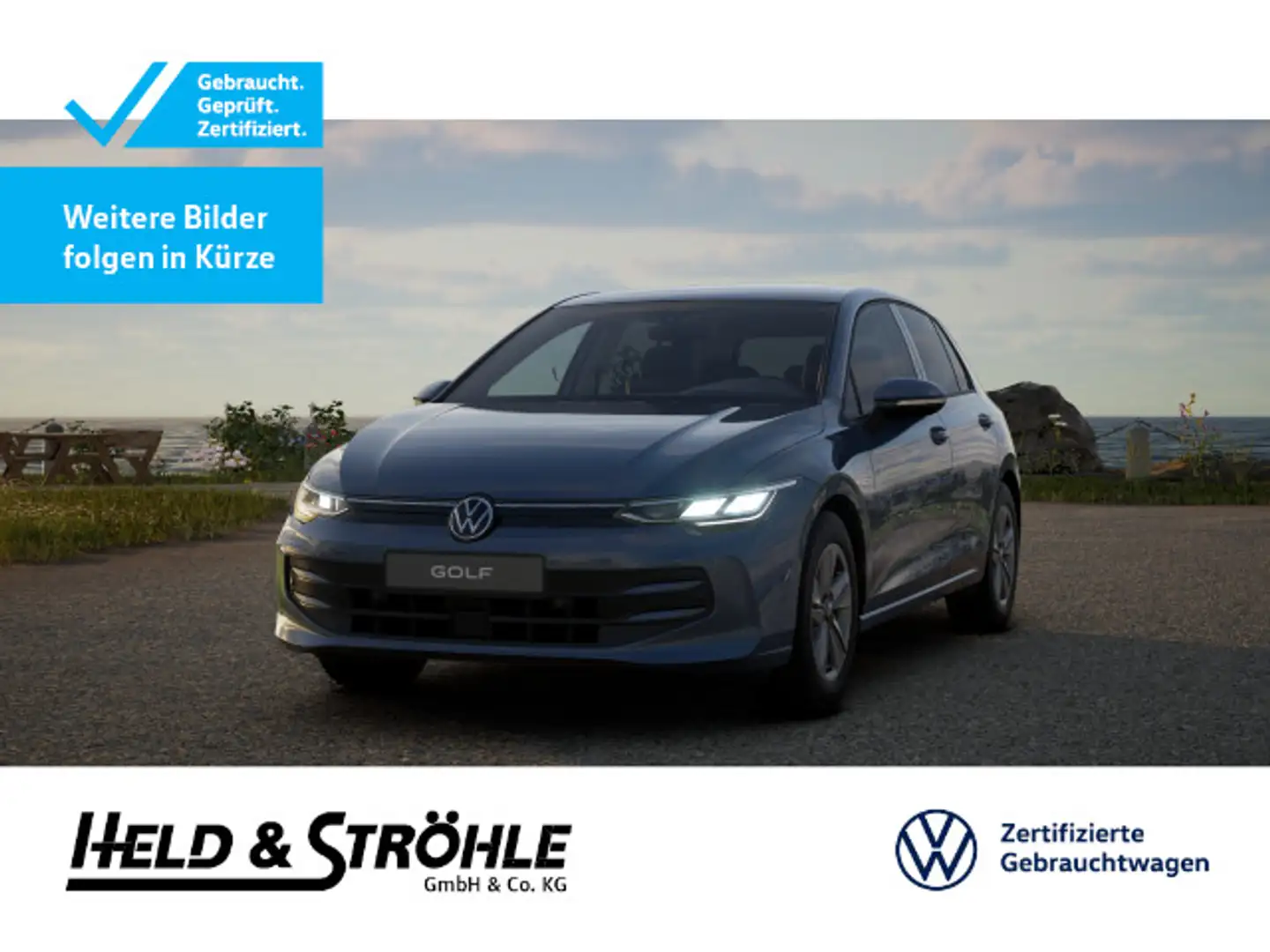 Volkswagen Golf 8 Life 1.5 TSI LED KAM PDC APP NAV-VORB. SH Azul - 1