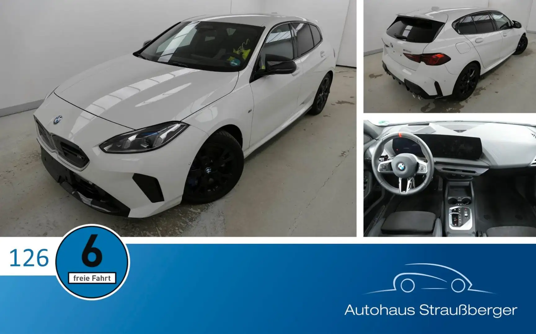 BMW 135 xi Limousine ACC LRHZ 360° H/K HUD Memory Weiß - 1