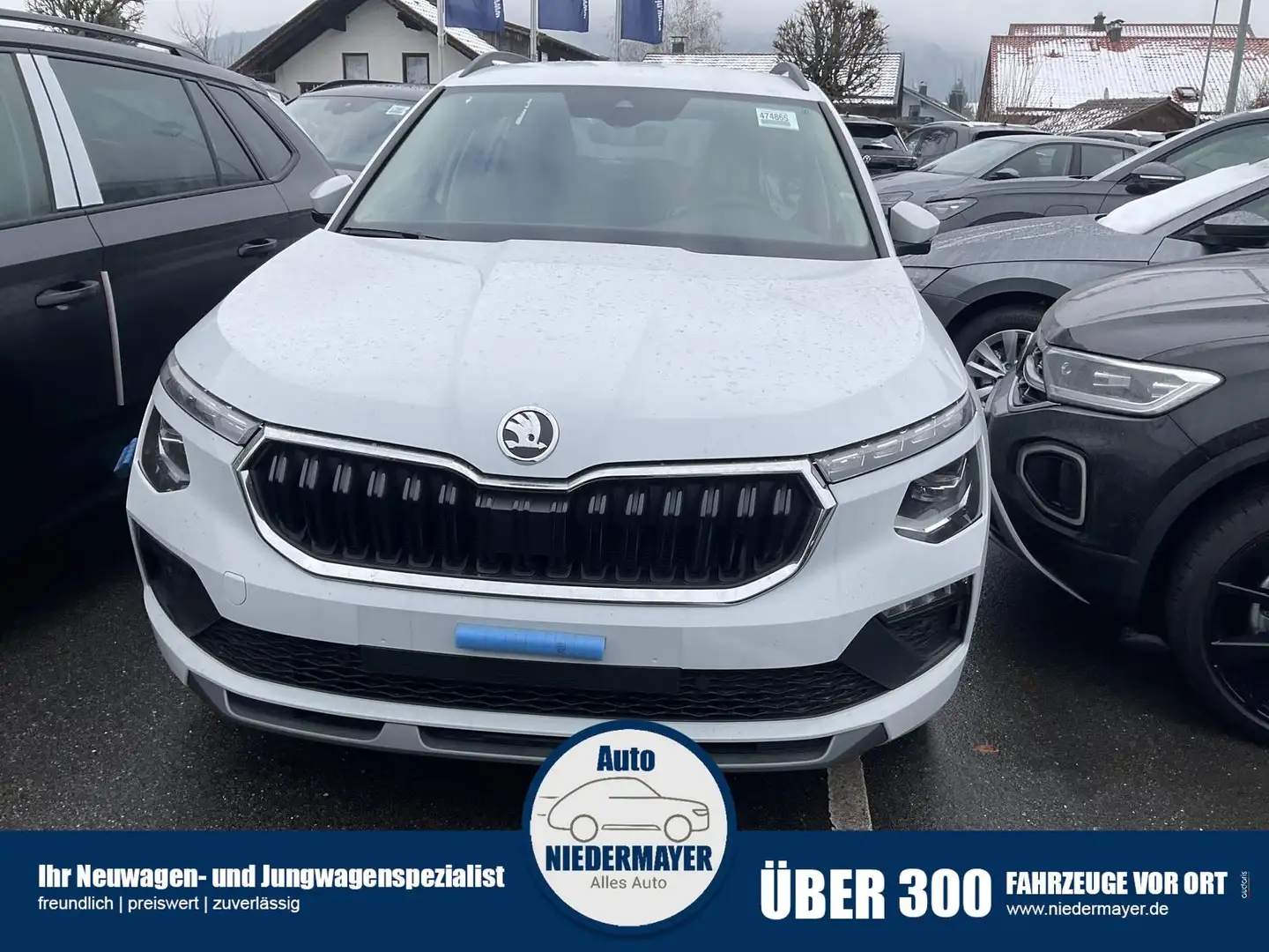 Skoda Kamiq 1.0 TSI DSG Selection, AHK, Matrix, 16-Zoll, Kamer Weiß - 1