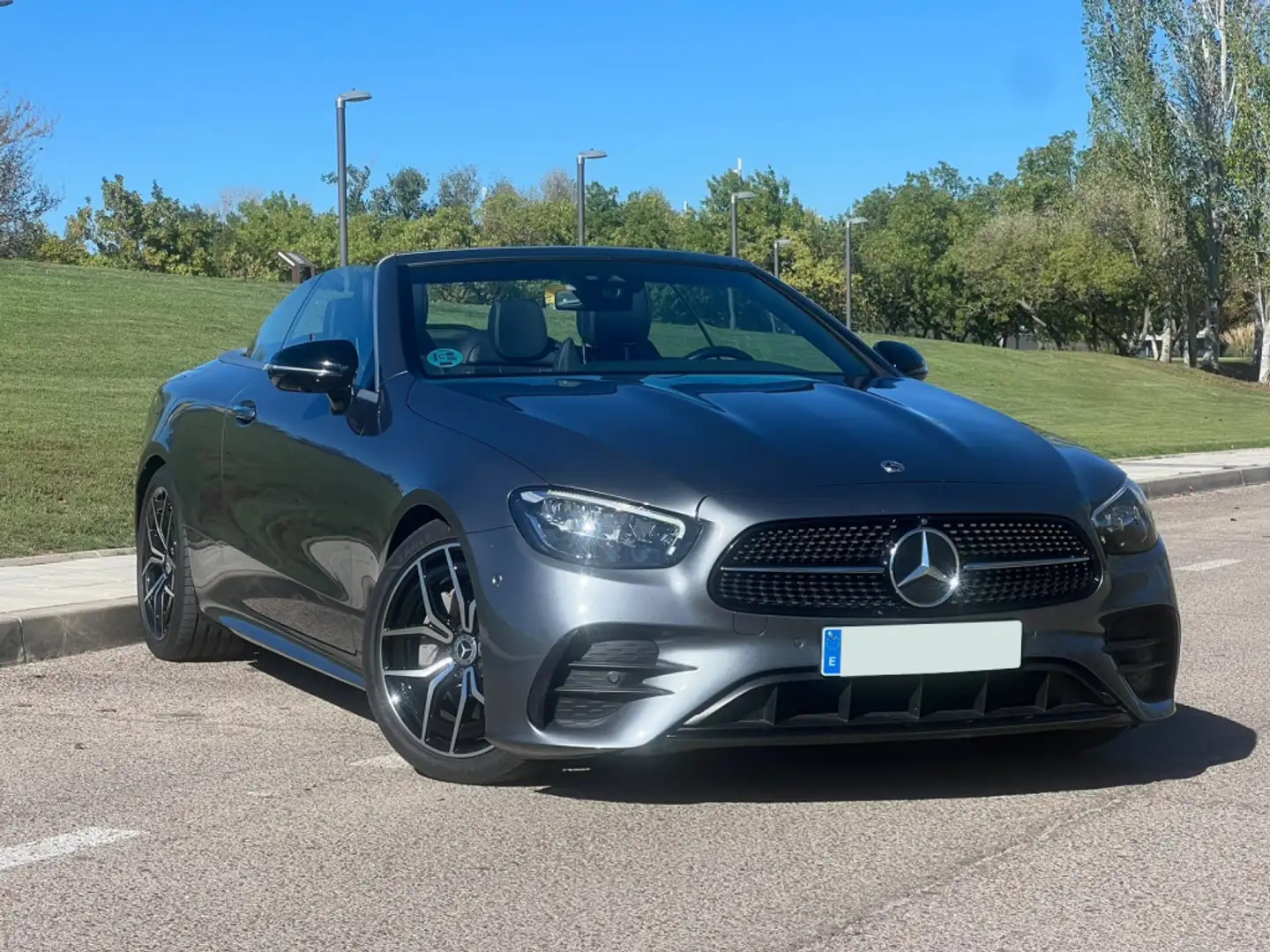 Mercedes-Benz E 220 Cabrio 220d 9G-Tronic Gris - 1