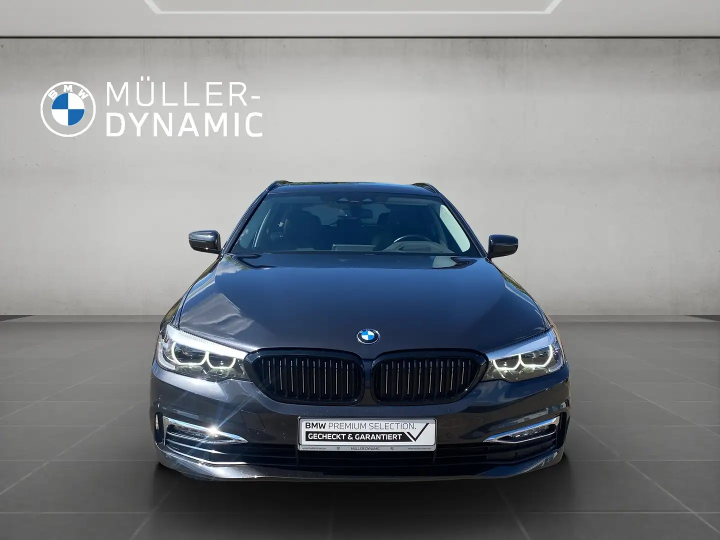 BMW 530 i xDrive TOURING LED HUD PANO AHK HIFI RÜCKFAHR SO Gris - 2