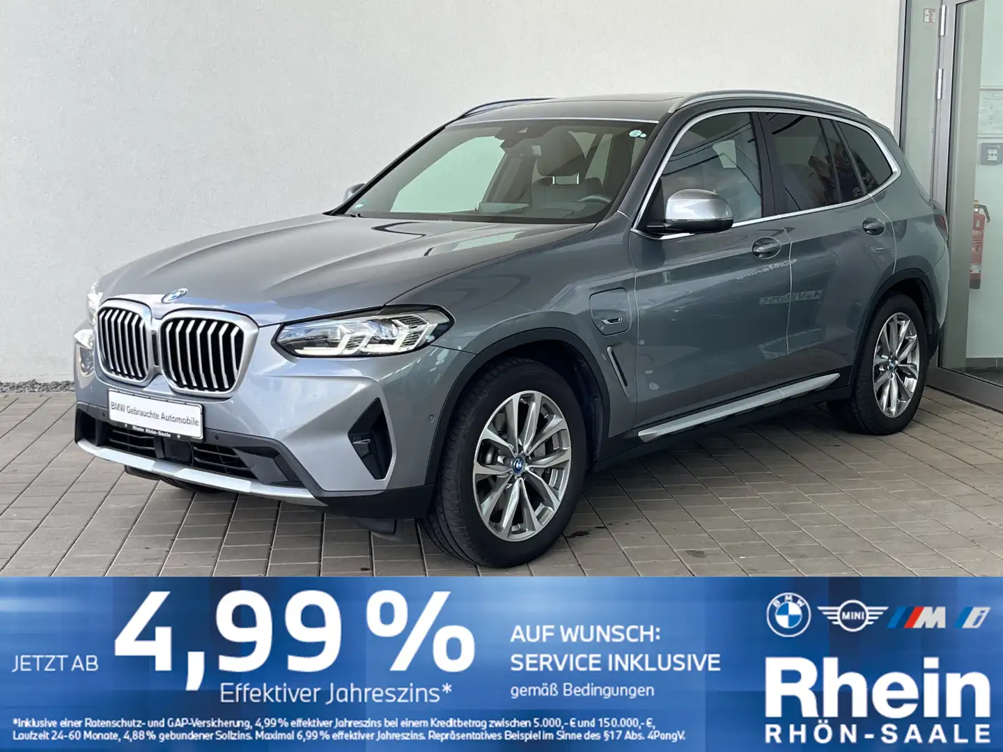 BMW X3 xDrive30e Navi.HUD.Hifi.PANO.DriveA.ParkA.SH Grau - 1