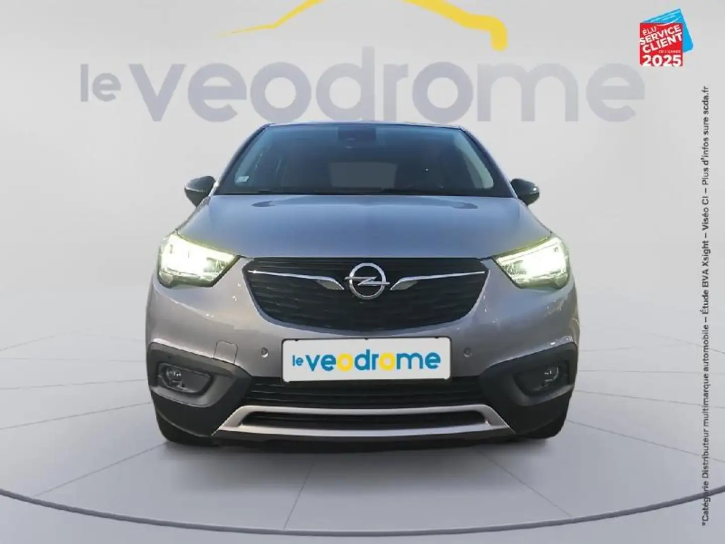 Opel Crossland X 1.2 Turbo 110ch Opel 2020 6cv Camera Gris - 2