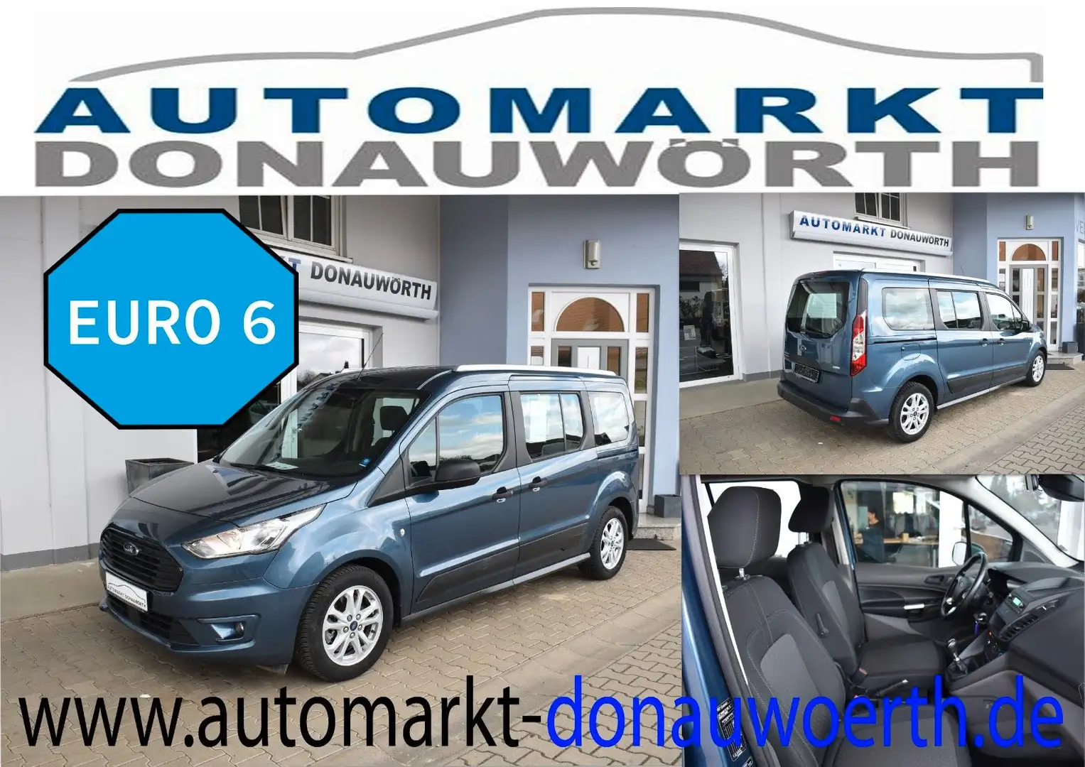 Ford Grand Tourneo Connect 1.5 EcoBlue  Trend Camping Azul - 1