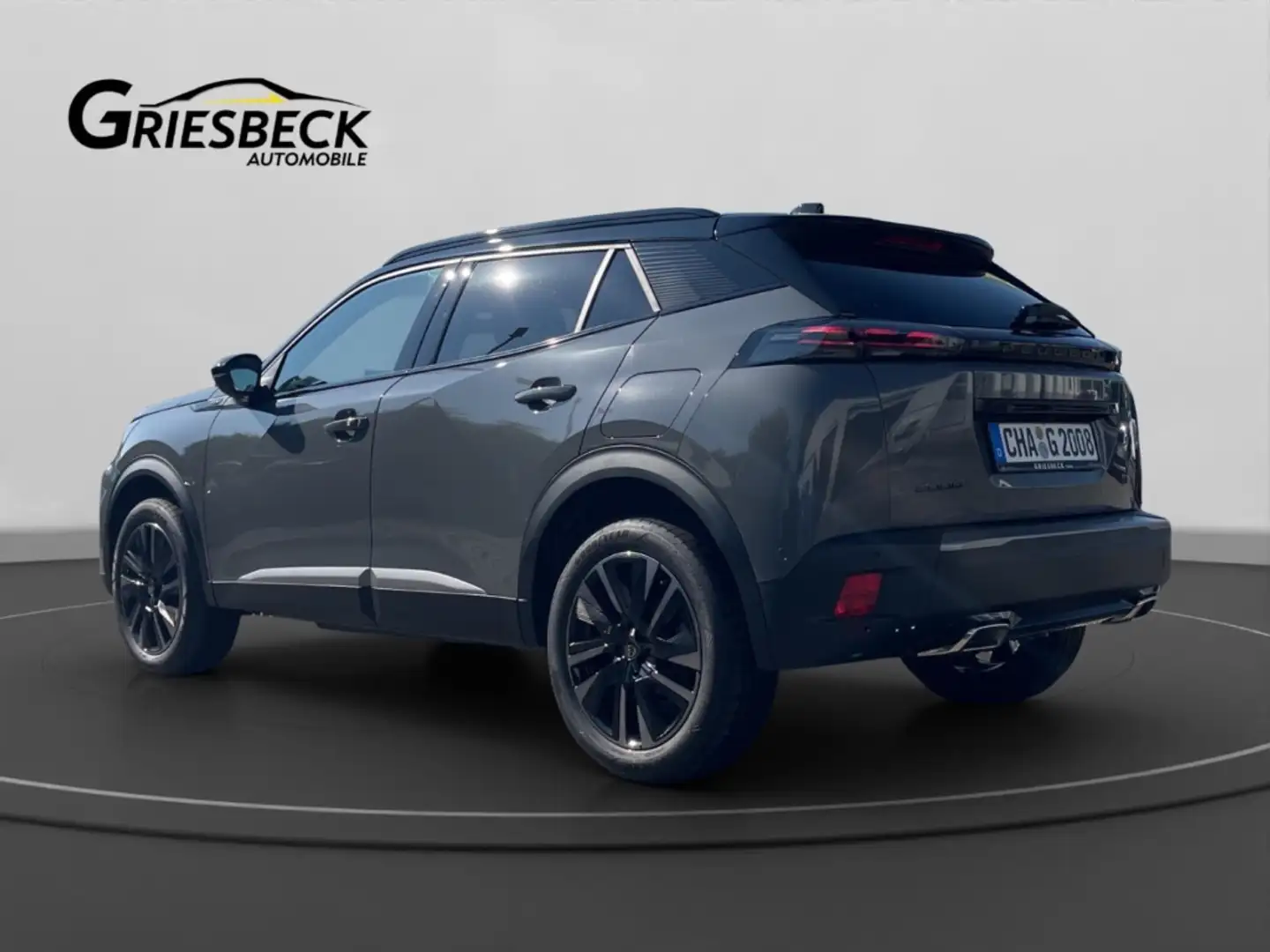 Peugeot 2008 GT 1.2 PureTech 130 EU6e AHK-abnehmbar Navi Leder Grau - 2