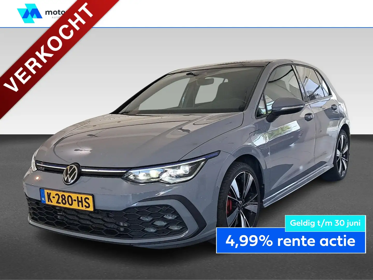 Volkswagen Golf GTE 1.4 PHEV 245PK AUTOMAAT PANO VIRTUAL NAVI LED NAP Grau - 1