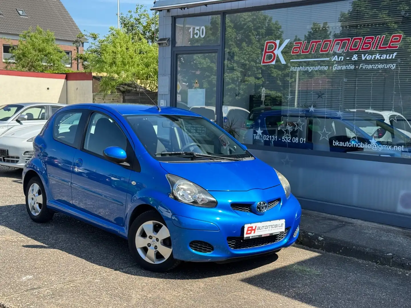 Toyota Aygo AYGO CoolBlue 1.Hand Klima Alu Blau - 1