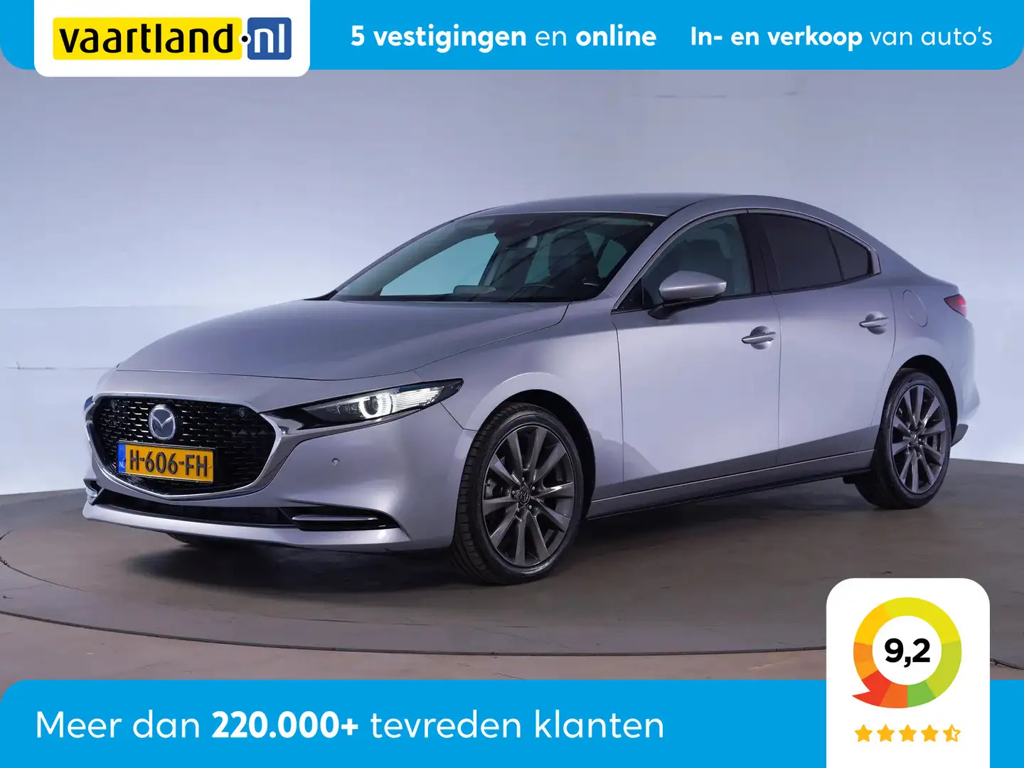 Mazda 3 2.0 e-SkyActiv-X 180pk Luxury [ LED Navi Leder Cam Szürke - 1