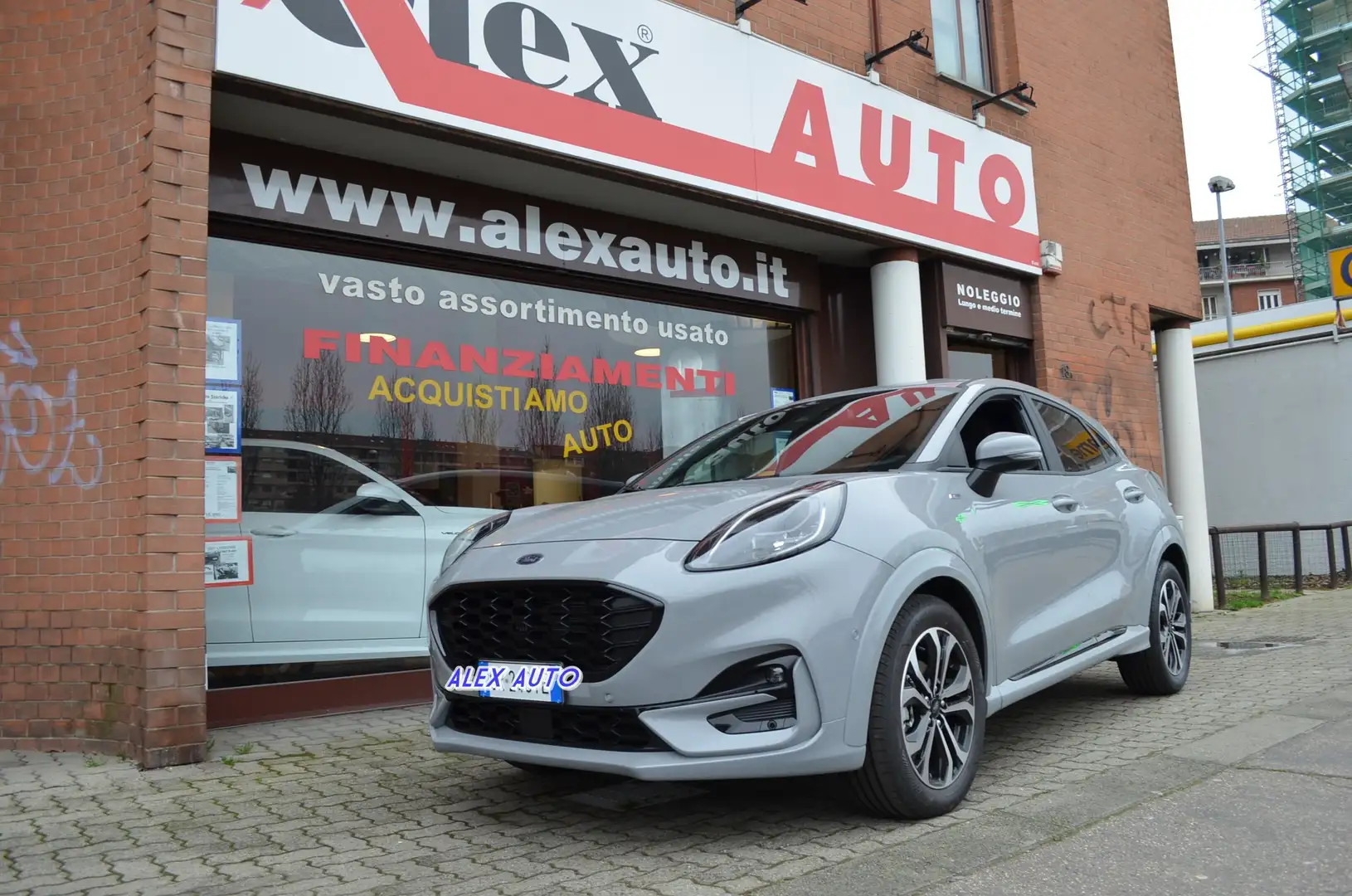 Ford Puma 1.0 ecoboost h ST-Line HYBRID €6 KM ZERO 1P Grigio - 2