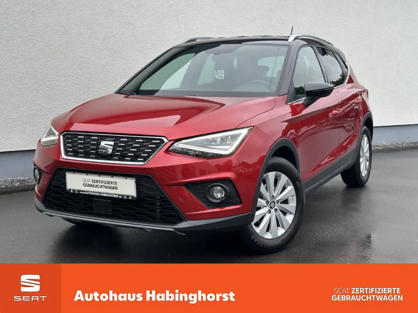 SEAT Arona 1.0 TSI DSG Xcellence Navi PDC LED Shz Klima LM Rot - 1