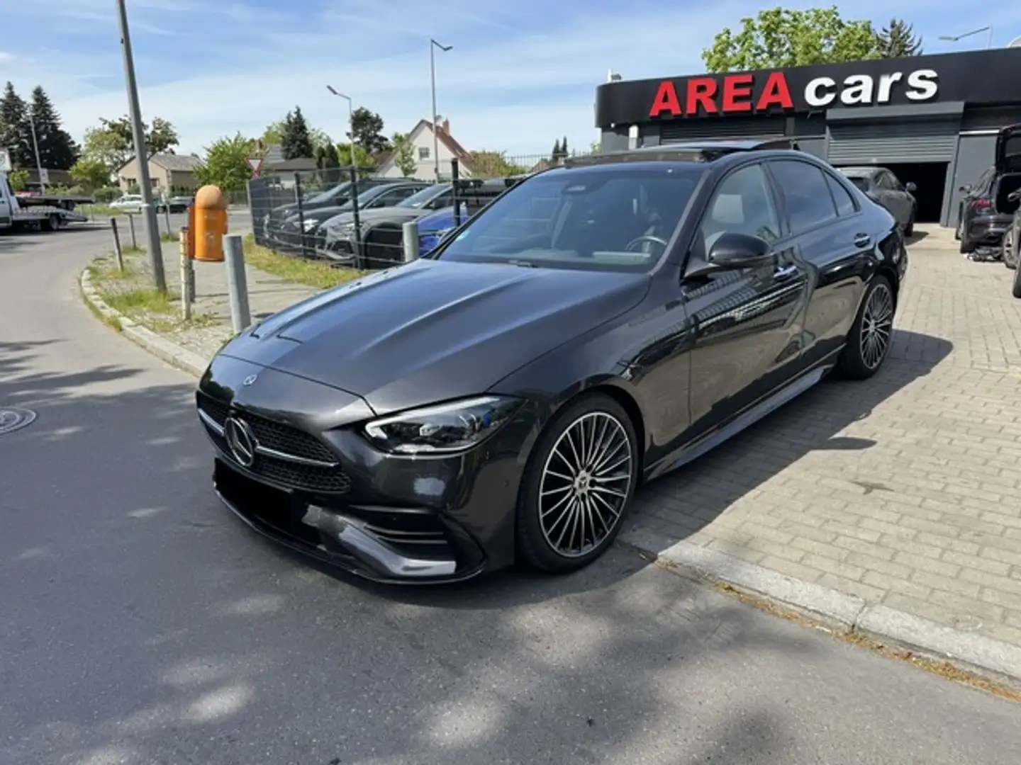 Mercedes-Benz C 200 AMG*9G*PANO*WIDE*DIST*360*TOTW*MBUX Grijs - 1