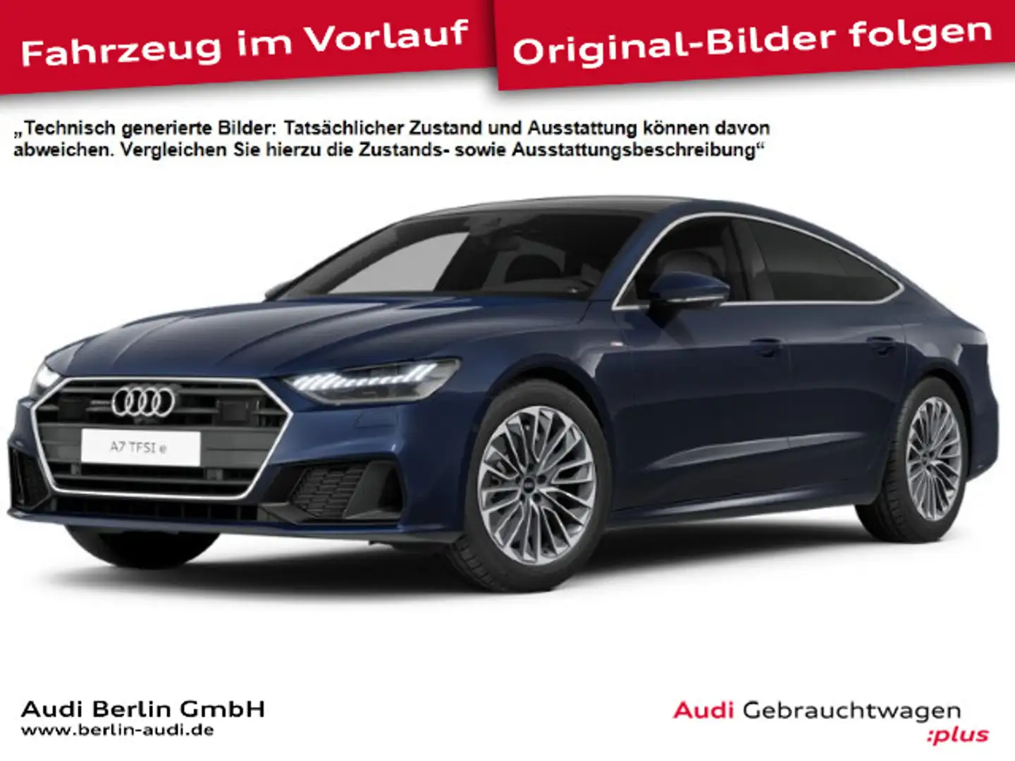 Audi A7 50 TFSI e qu.S tr. PANO 360° MATRIX Bleu - 1