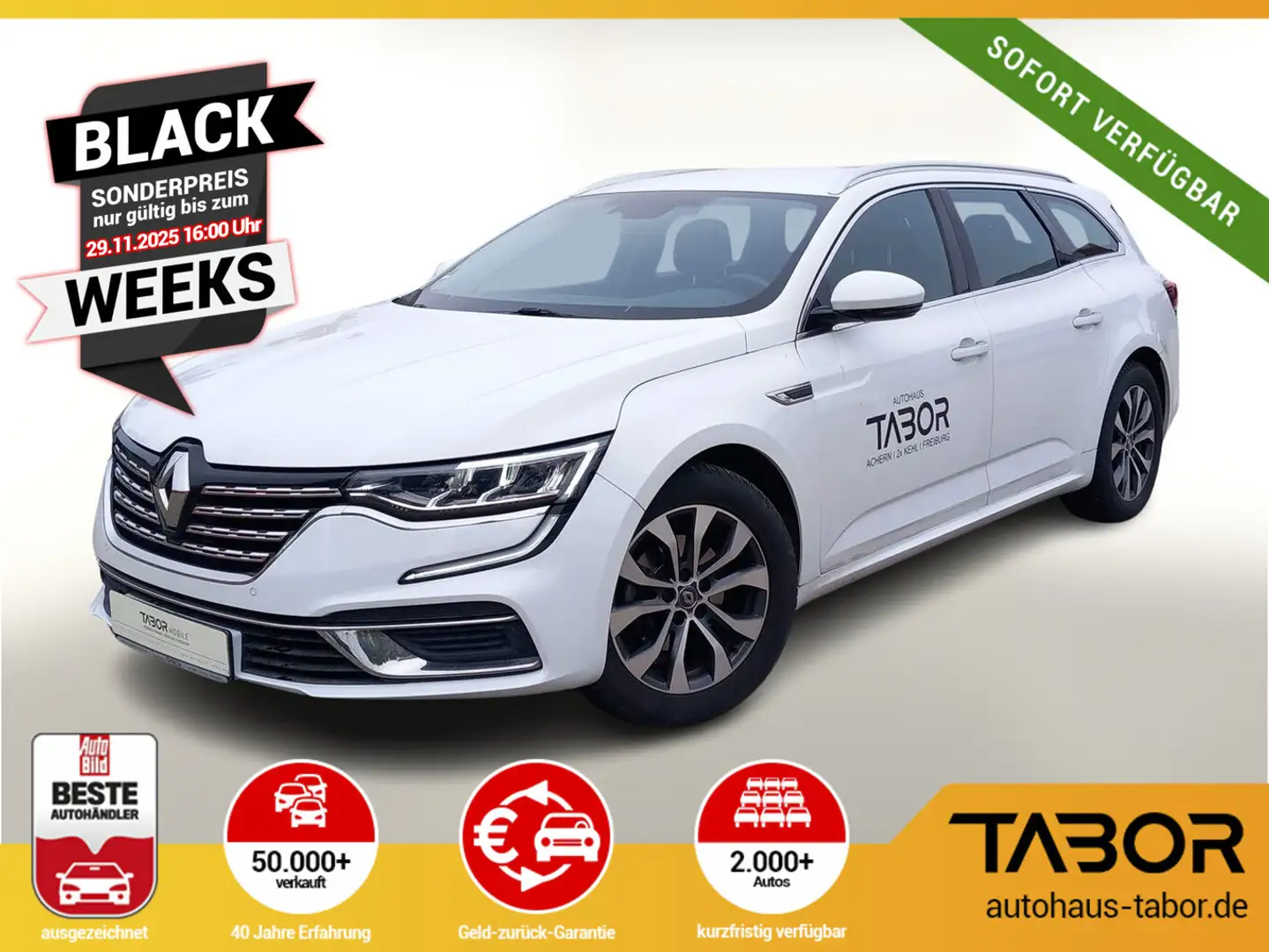 Renault Talisman Grandt TCe 160 EDC Zen LED PDC 17Z Weiß - 1