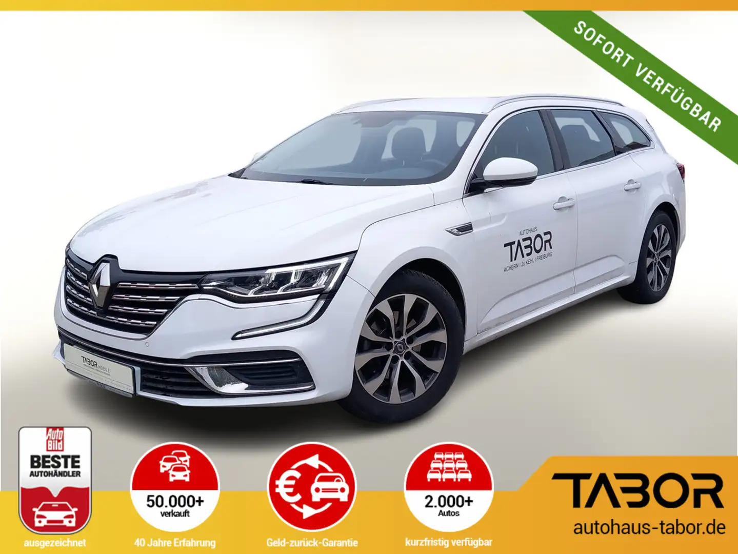 Renault Talisman Grandt TCe 160 EDC Zen LED PDC 17Z Weiß - 1