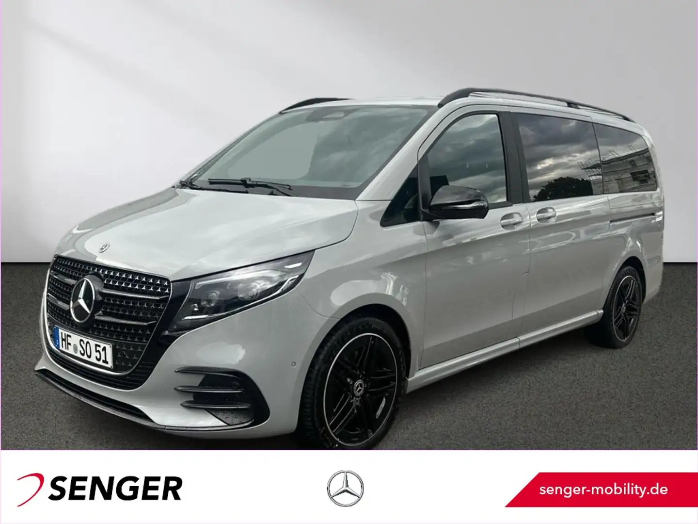 Mercedes-Benz V 300 d Style lang AMG Kamera Standhzg AHK2,5t 9G Gris - 1
