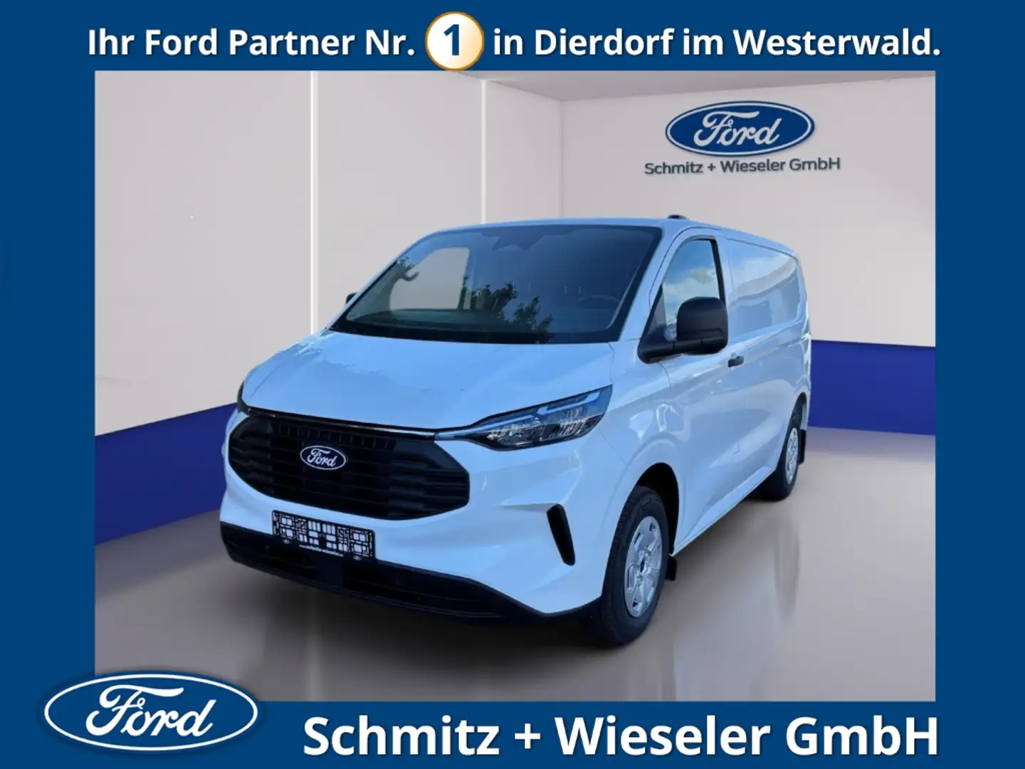 Ford Transit Custom Kasten 280 L1 Trend 110PS -33% Weiß - 1
