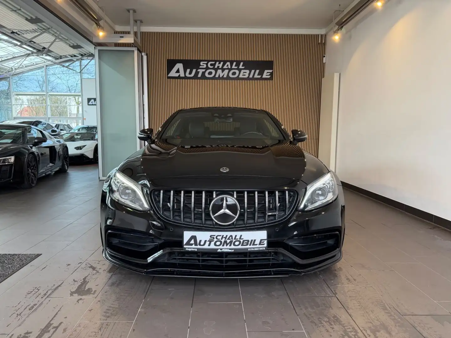 Mercedes-Benz C 63 AMG C63s AMG *TRACK/NIGHT/PANO/KLAPPE/BURMESTER/VOLL Schwarz - 2