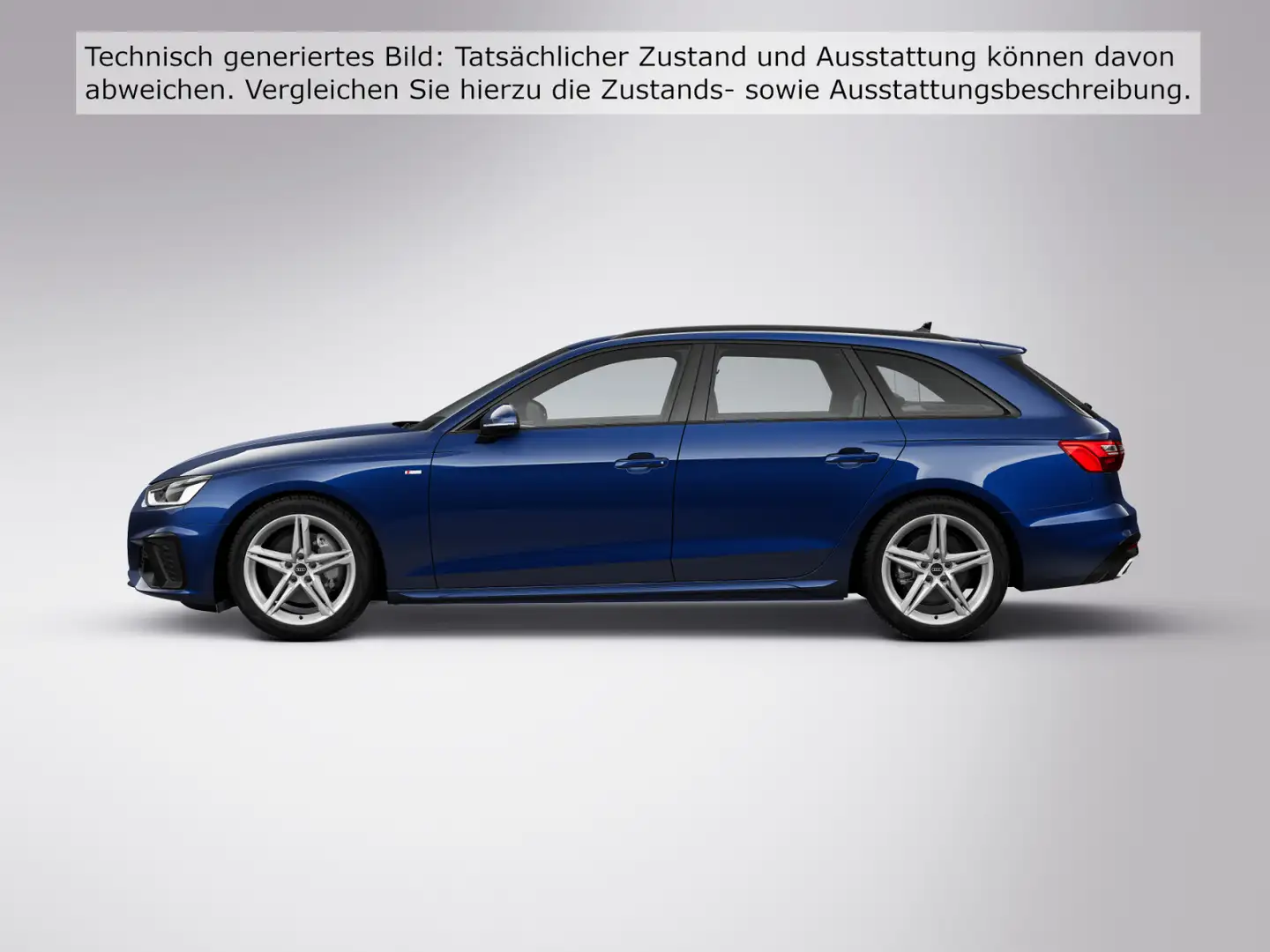 Audi A4 40 TDI quattro S-LINE*LED*VIRTUAL*NAVI* Blau - 2
