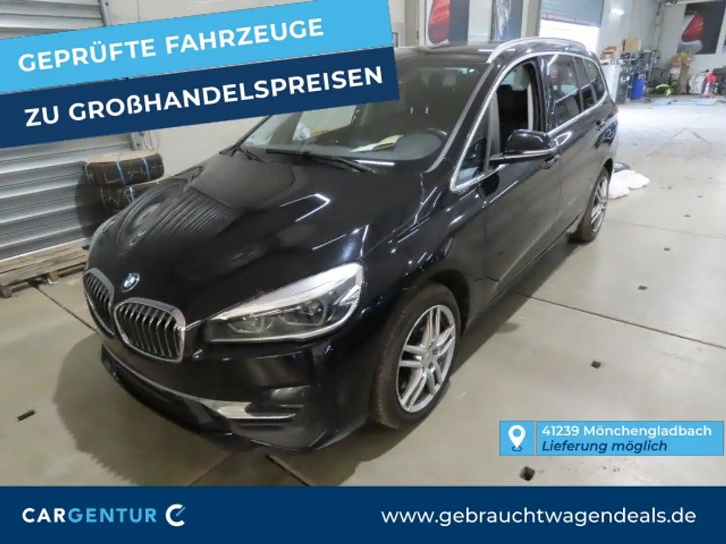 BMW 220 d Gran Tourer ACC El.Heckkl. Navi LED BLIS Noir - 1