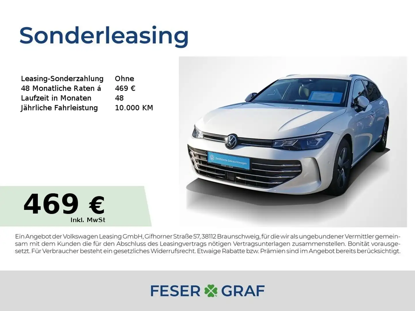 Volkswagen Passat 2.0 TDI Business DSG 360° ACC AHK Navi Sitzh. Weiß - 1