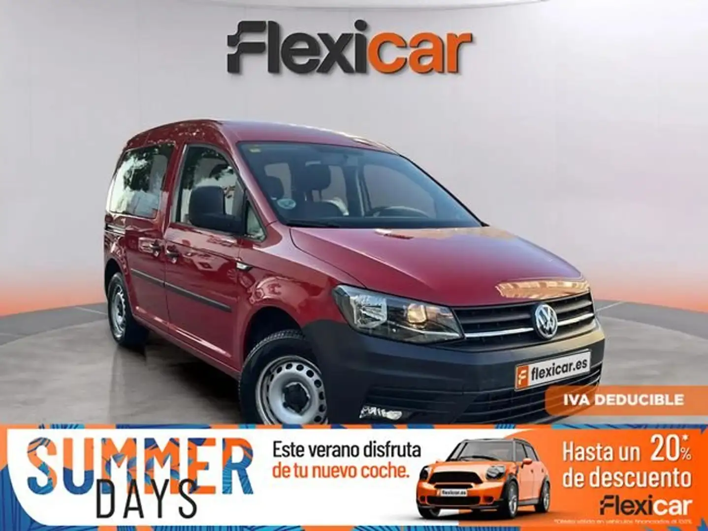 Volkswagen Caddy Beach 2.0 TDI 75kW (102CV) BMT Rood - 1