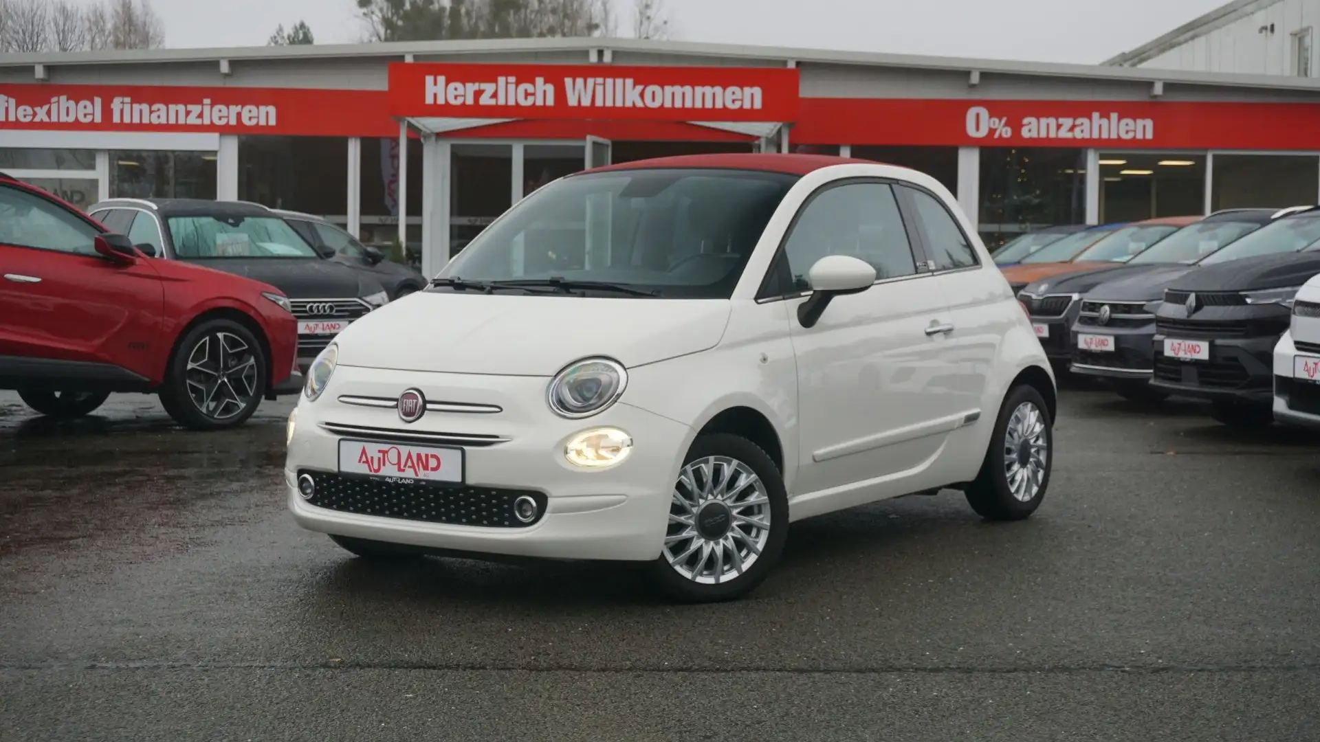 Fiat 500C Bluetooth USB PDC Touchscreen Weiß - 2