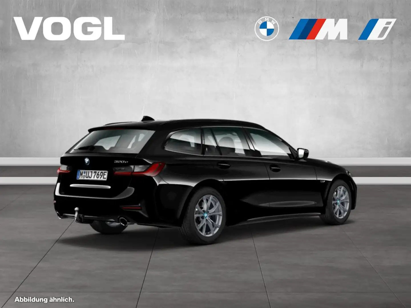 BMW 320 e Touring AHK SHZ Schwarz - 2