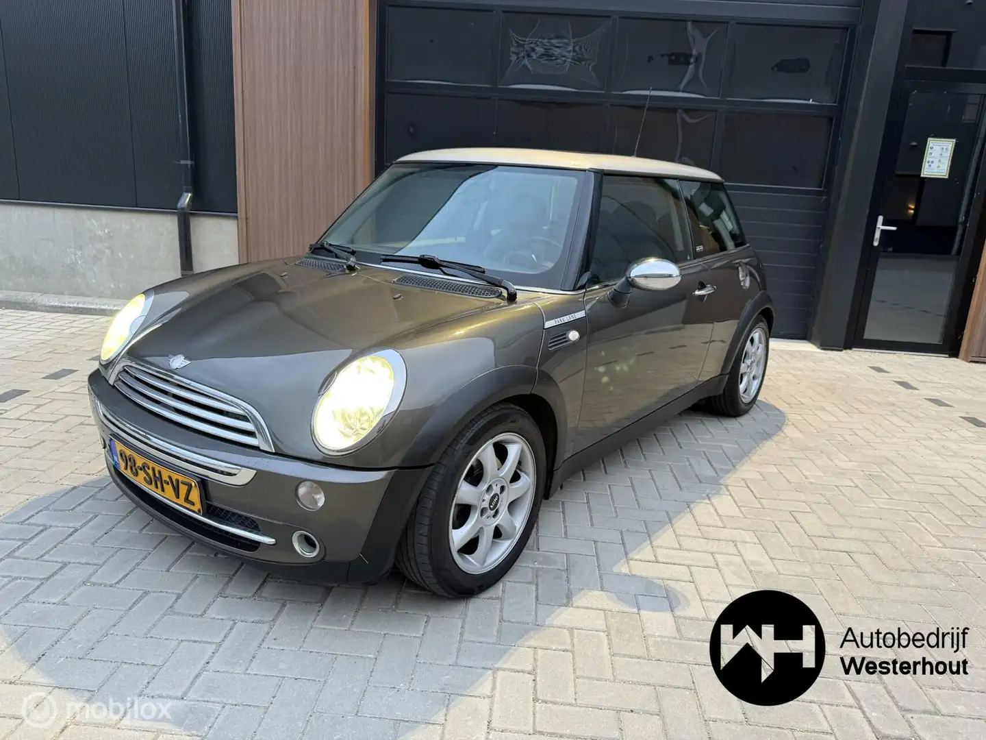 MINI Cooper Mini 1.6 Park Lane Panoramadak NAP APK AIRCO Gris - 2