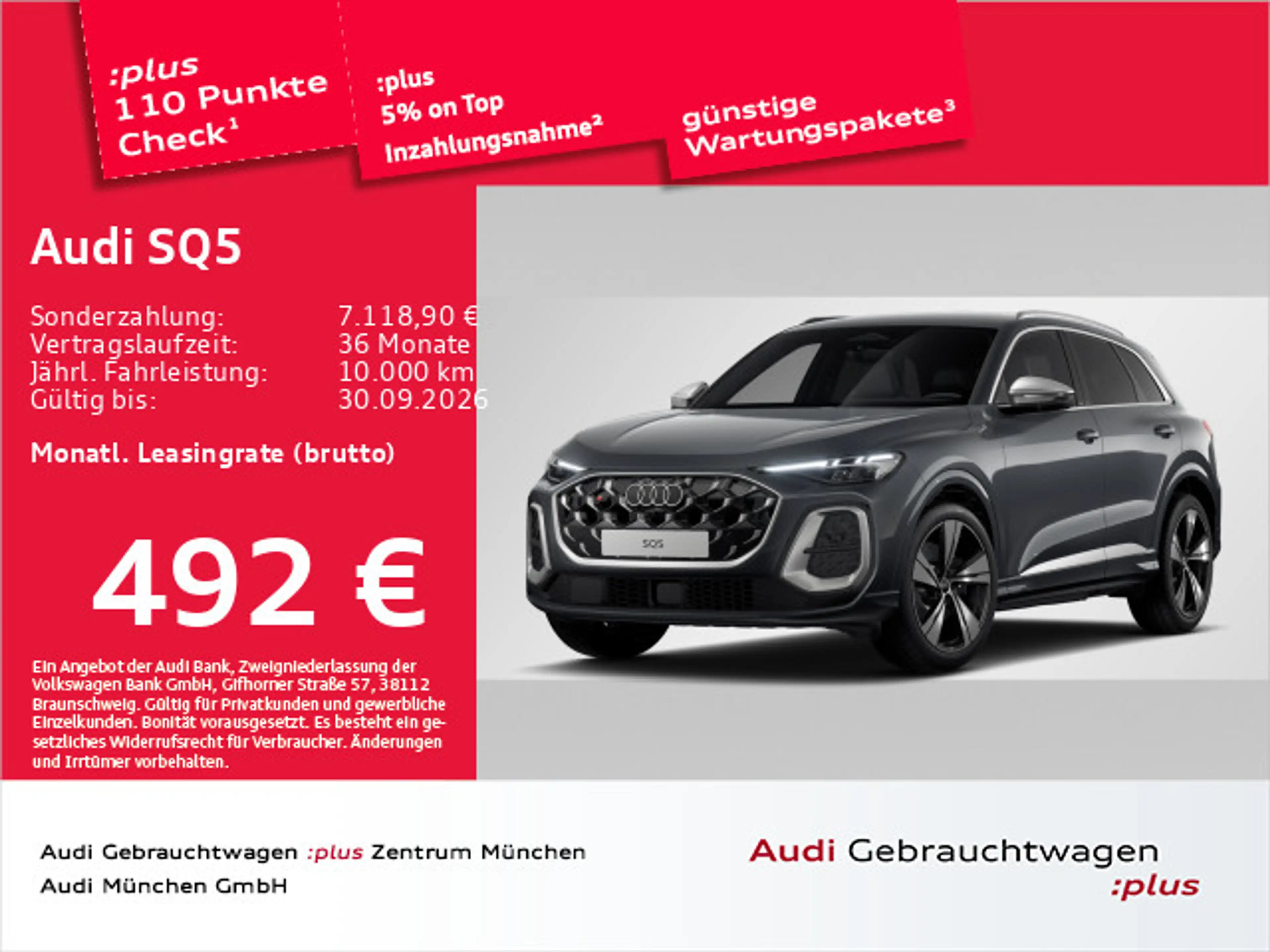 Audi SQ5 TFSI S tronic Matrix/ACC/B&O/HUD/Navi+/Memor
