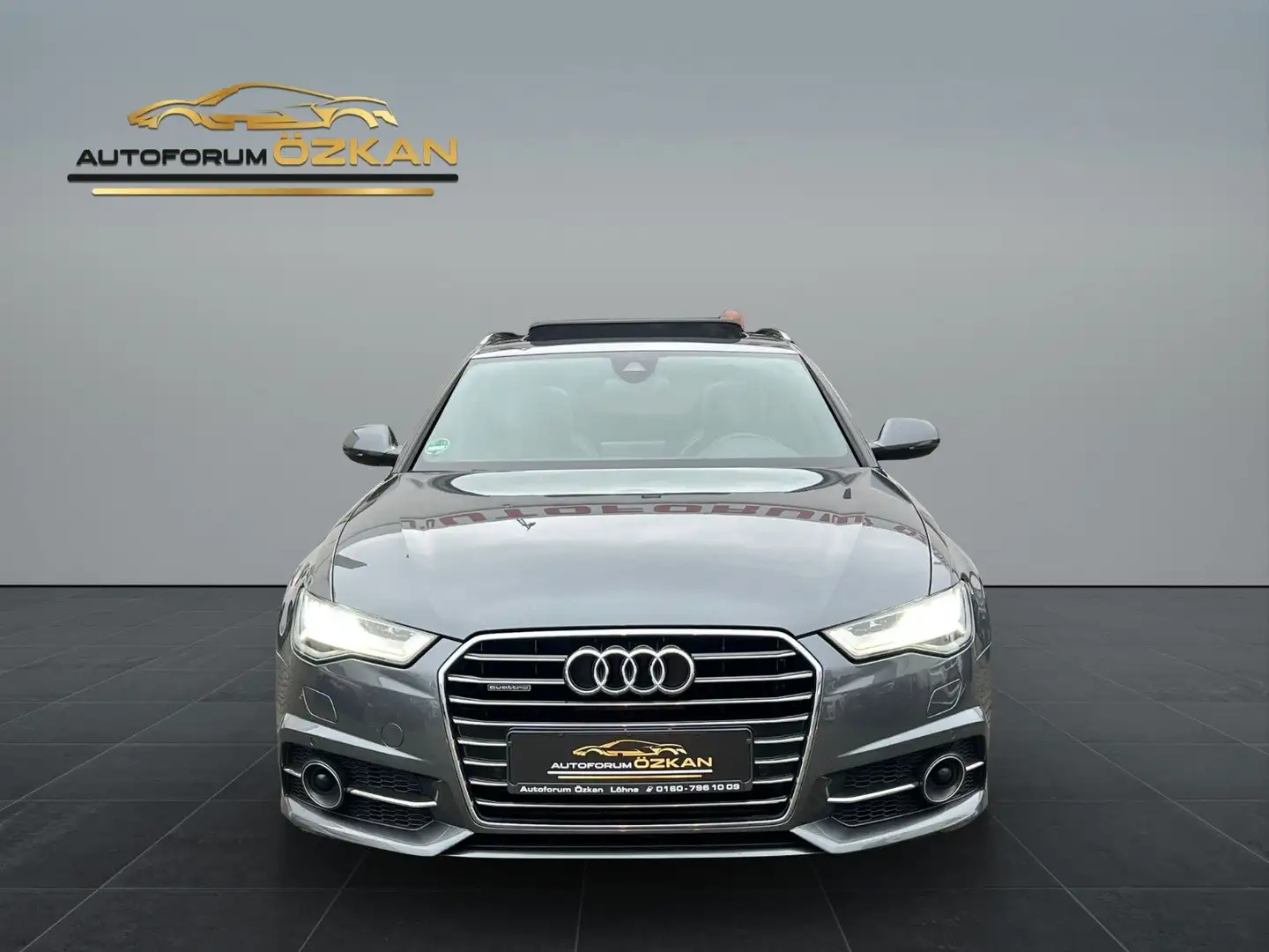 Audi A6 3.0 TDI S-Line ACC Totwinkel Spurhalte Matrix Gris - 2