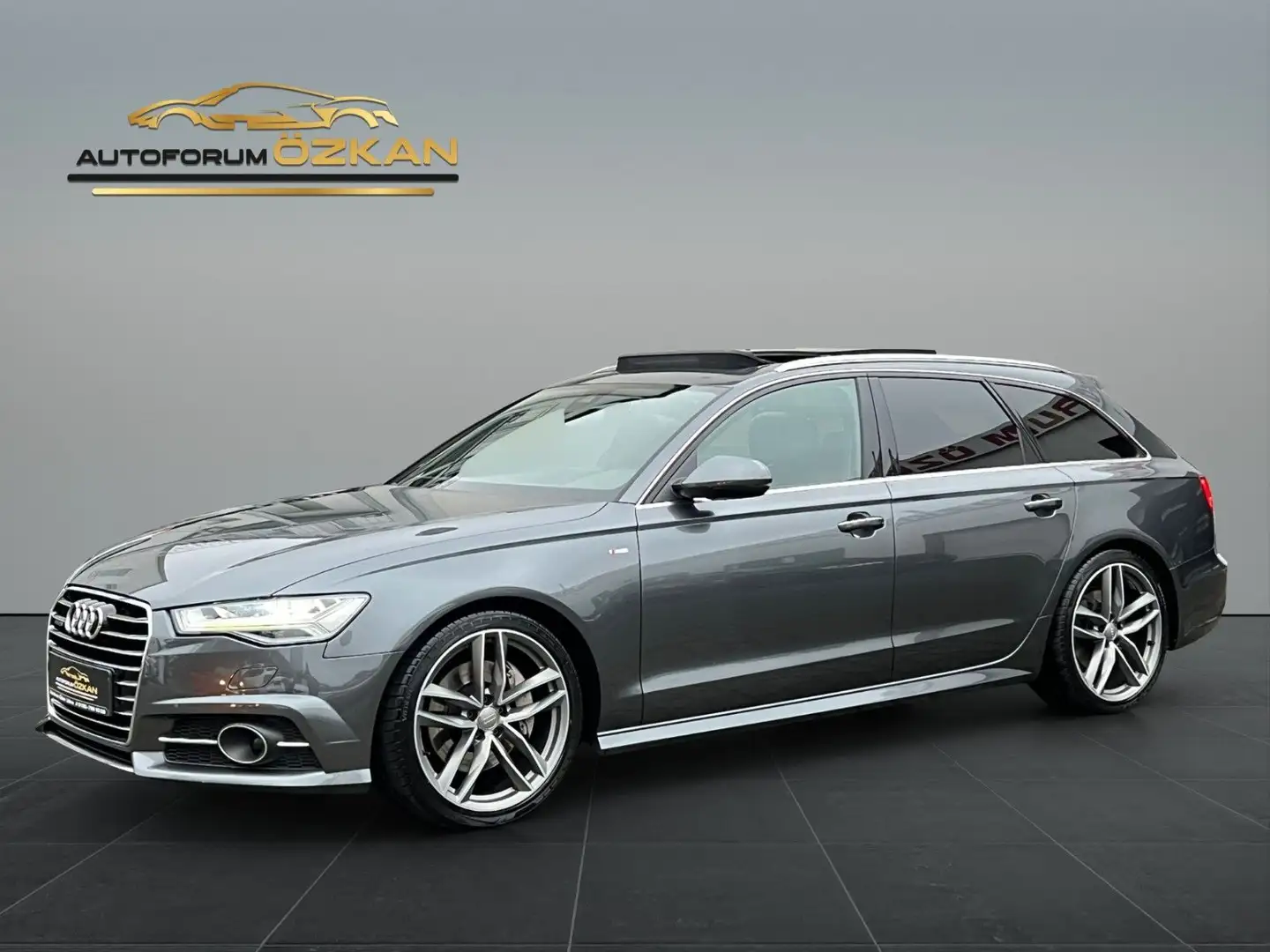 Audi A6 3.0 TDI S-Line ACC Totwinkel Spurhalte Matrix Gris - 1