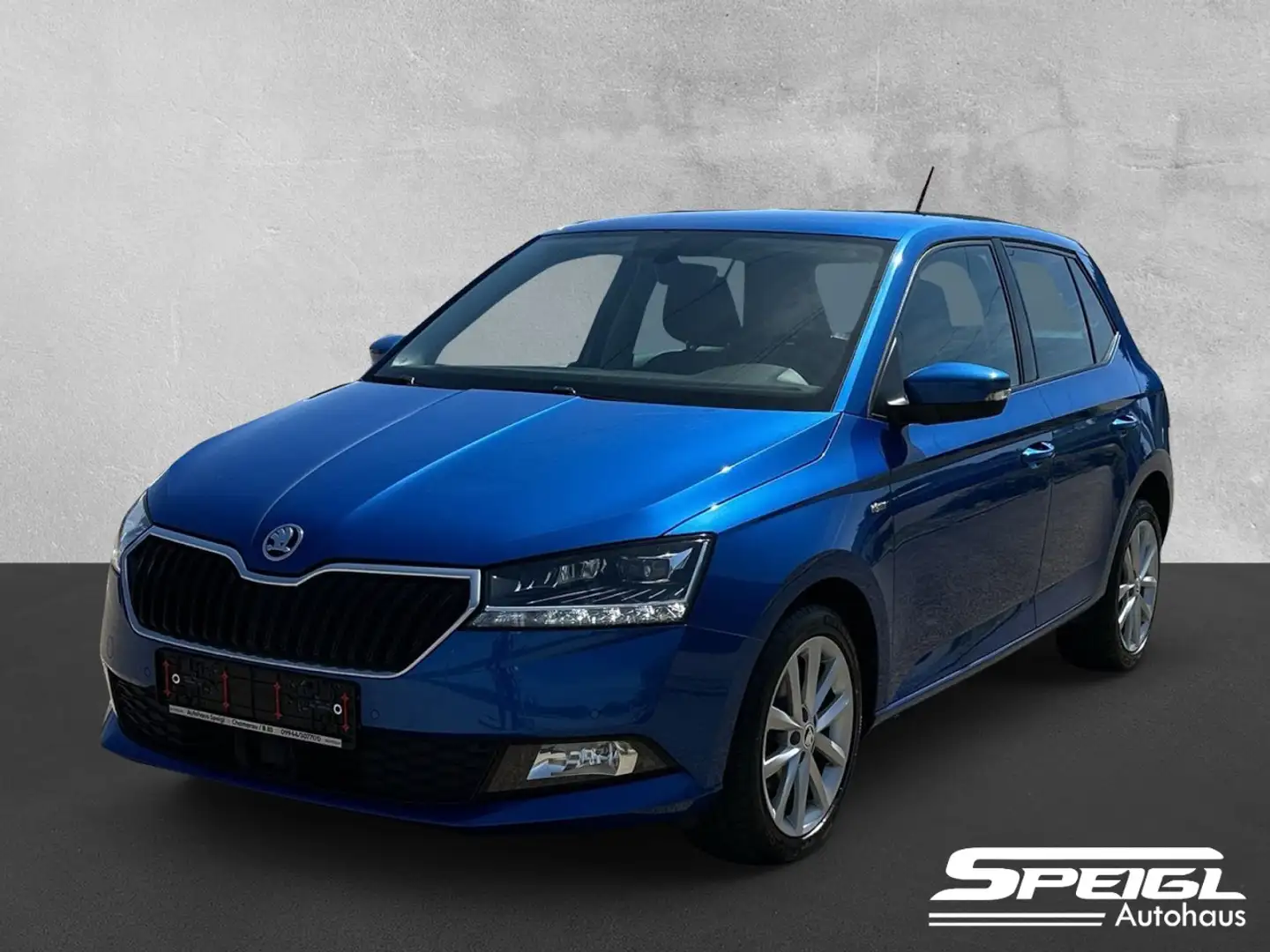 Skoda Fabia 1.0 TSI Soleil Klima Einparkhilfe Sitzheizung Blau - 1