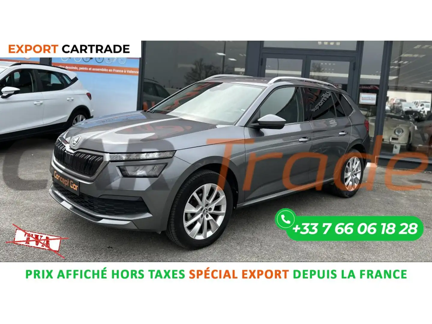 Skoda Kamiq Ambition 1.0 TSI 110cv Prix affiché HORS TAXES spe Gris - 1
