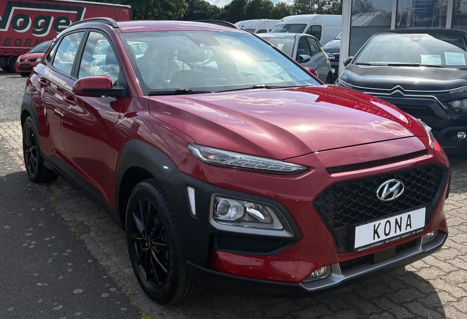 Hyundai KONA 1.0 T-GDI Klimaautomatik/Sitzheizung Rot - 1