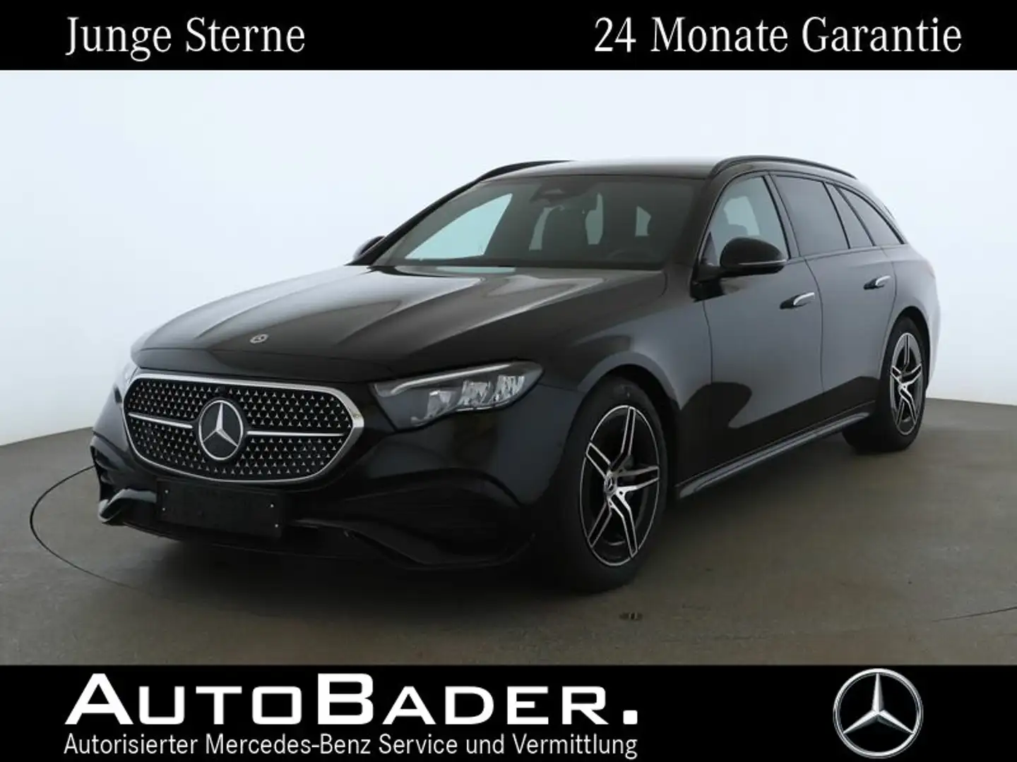 Mercedes-Benz E 220 E 220 d T AMG Advanced DISTR NIGHT AHK KeylGO Noir - 1